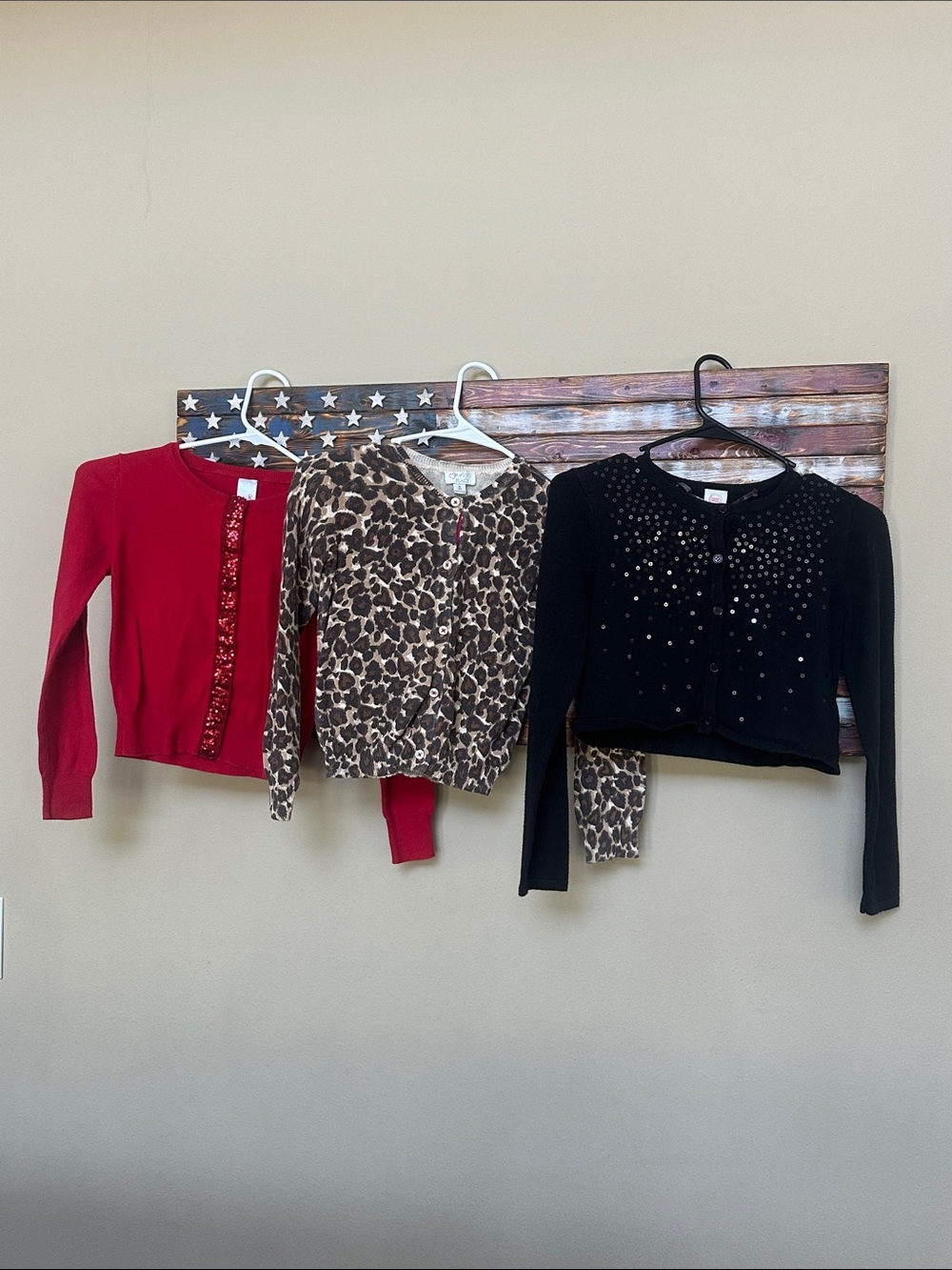 Girls 7/8 Cardigan Set ❤️✨🐆🖤✨